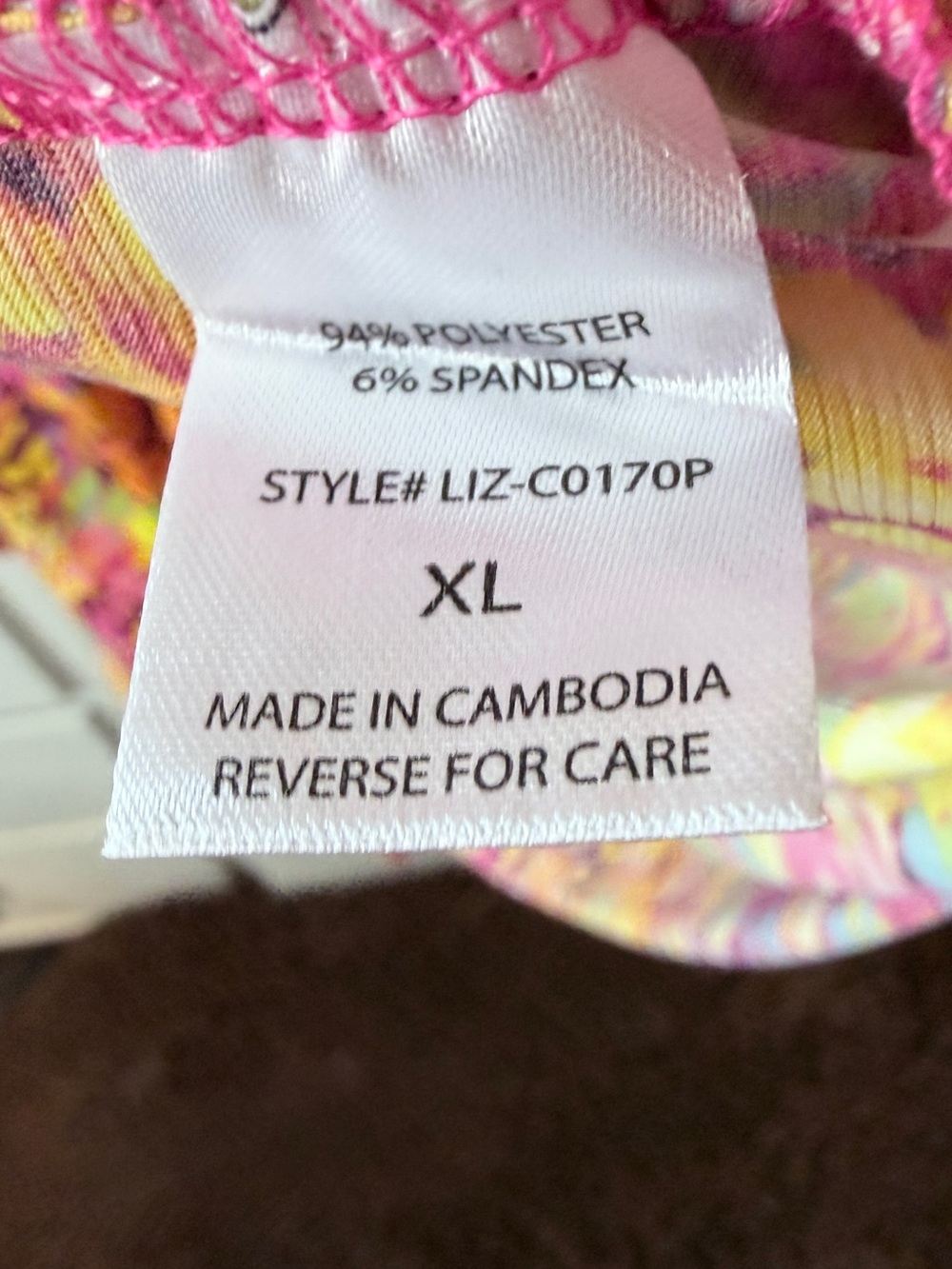 dear scarlett Multicolor V-Neck Tunic - Pink, Yellow & Green - Picture 9 of 9
